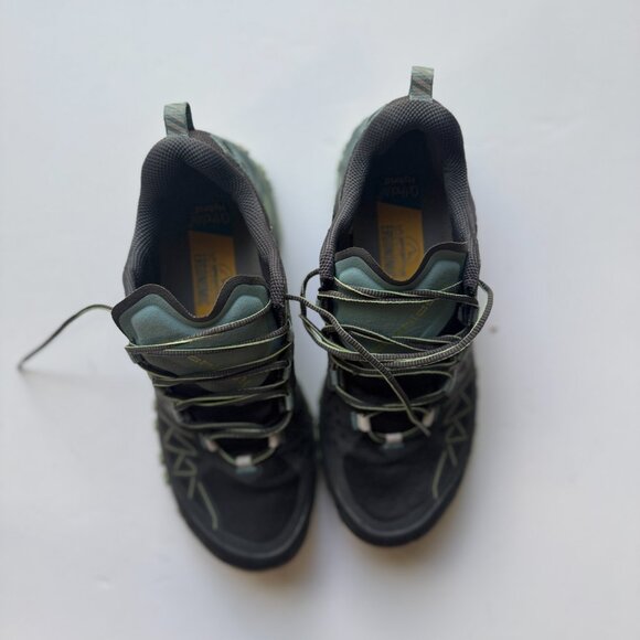LA SPORTIVA Bushido II GTX Womens Size 8.5 Carbon/Mist Mountain Running Ergonomi - Picture 3 of 11